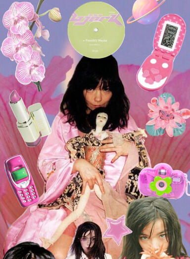 Björk collage.